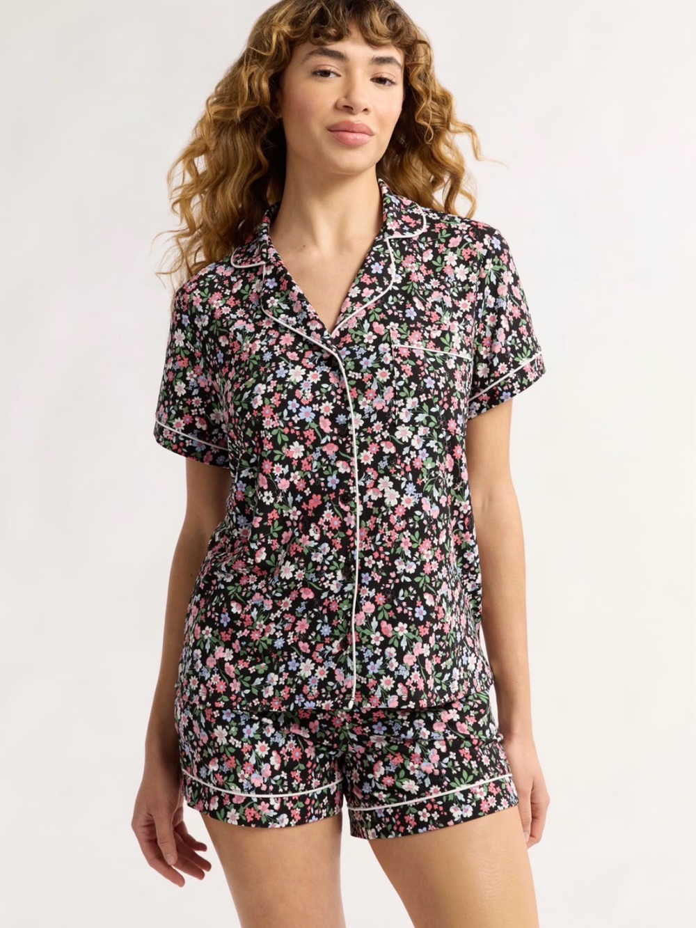 Joyspun Soft T-shirt and Short PJ Set